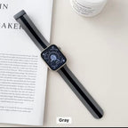 Striped Silicone Magnetic Apple Watch Strap