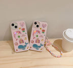 Protective Apple iPhone Back Cover - Sea World Fish Case with pendant Case for iPhone - Style 6
