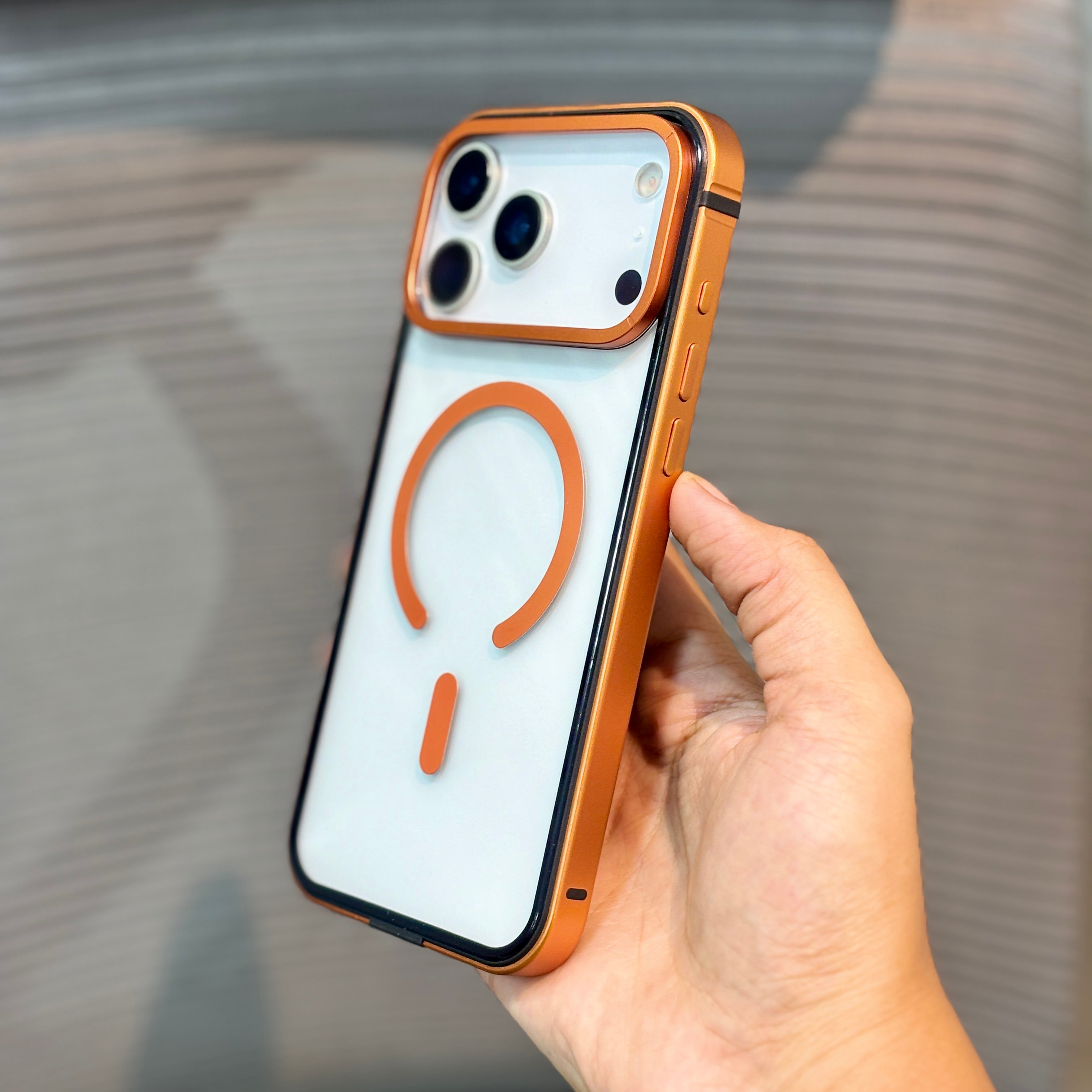 Protective Apple iPhone Back Cover - LumiFrame MagSafe iPhone 17 Case - Style 4