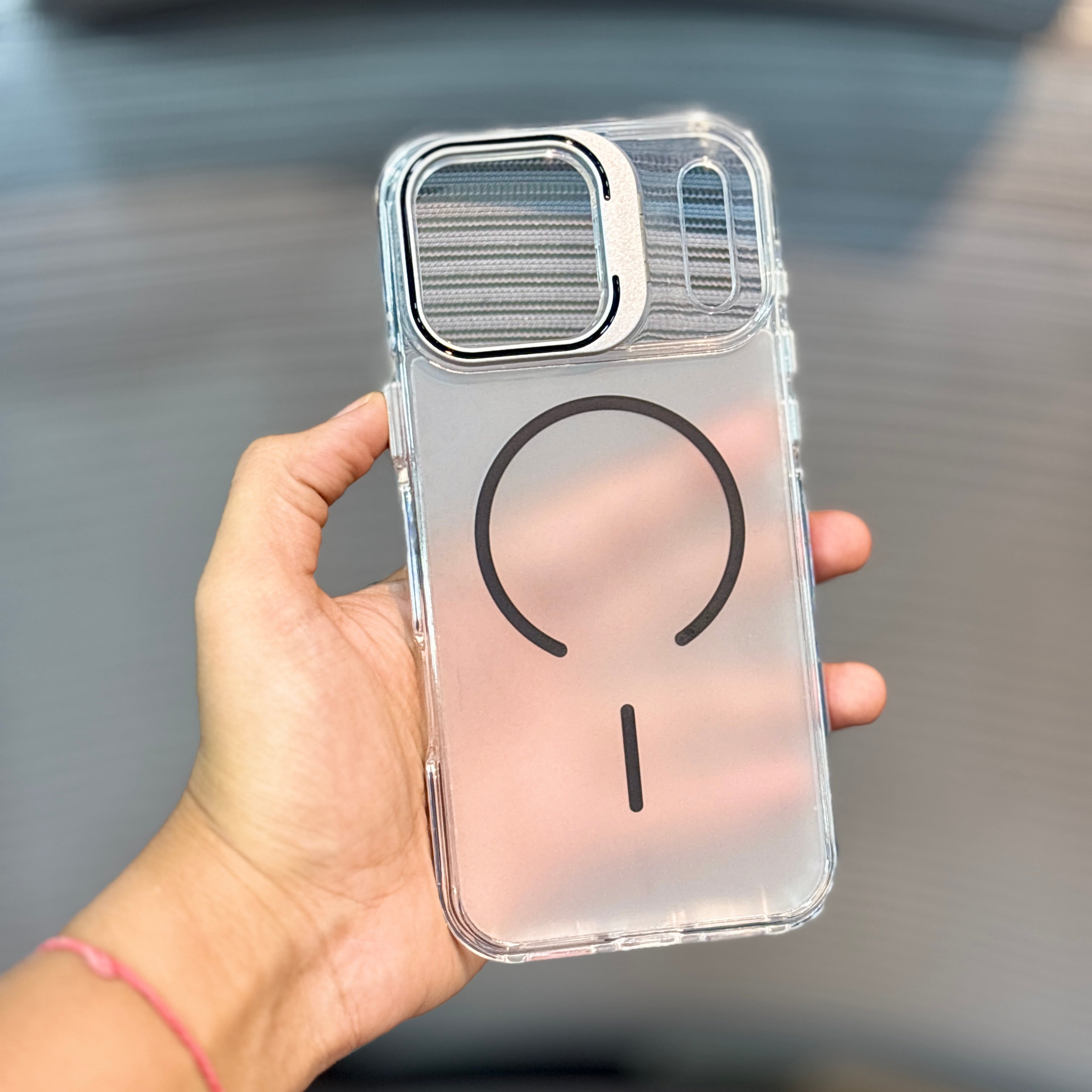 Protective Apple iPhone Back Cover - FrostStand MagSafe iPhone 16 Series Case - Style 4