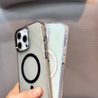 Protective Apple iPhone Back Cover - ClearGuard Metal MagSafe iPhone 16 Pro Max Case - Style 5