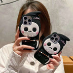 Protective Apple iPhone Back Cover - Cute 3D Ghost Silicon Case for iPhone - Style 2