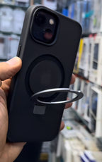 Protective Apple iPhone Back Cover - Alpha Magnetic Ring Case for iPhone - Style 2