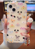 Protective Apple iPhone Back Cover - Cute Dog Farm with Charm Case for iPhone