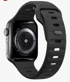Silicone Wave Textured Apple Watch Strap