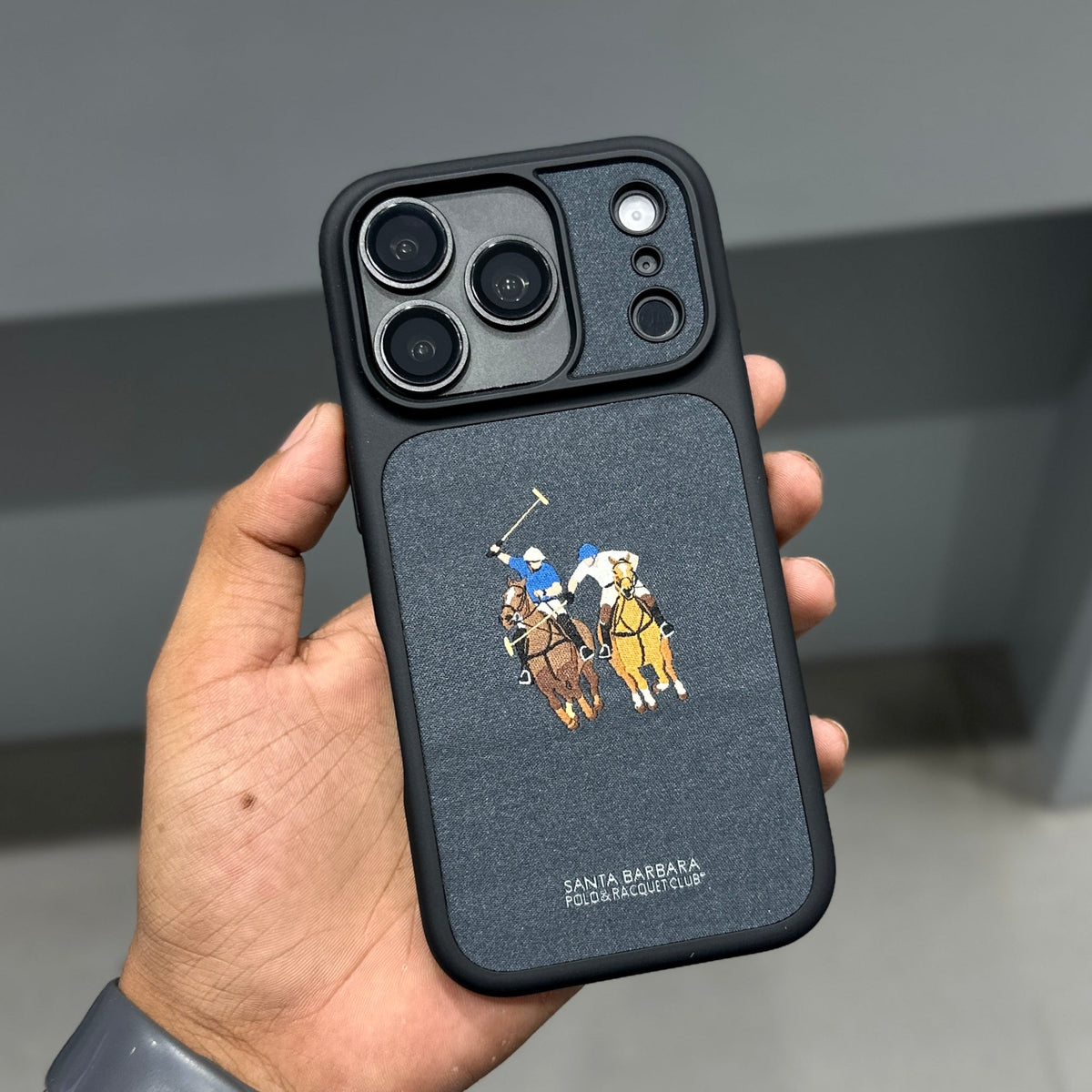 Santa Barbara Myrtte Series Case for iPhone 18 Series - black