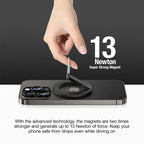 TITAN MAG MAGNETIC GRIP MAGSAFE RING (Black) Mobile Case by CoverMeUp - Style 8