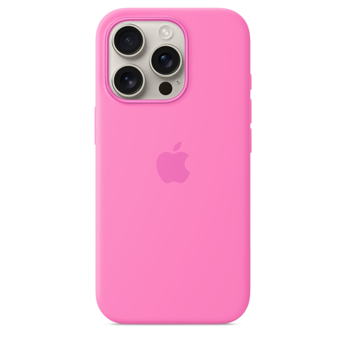 Logo Silicon Case for iPhone 16 Pro (Peony)