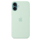 Protective Apple iPhone Back Cover - Logo Silicon Case for iPhone 16 Plus (AquaMarine)