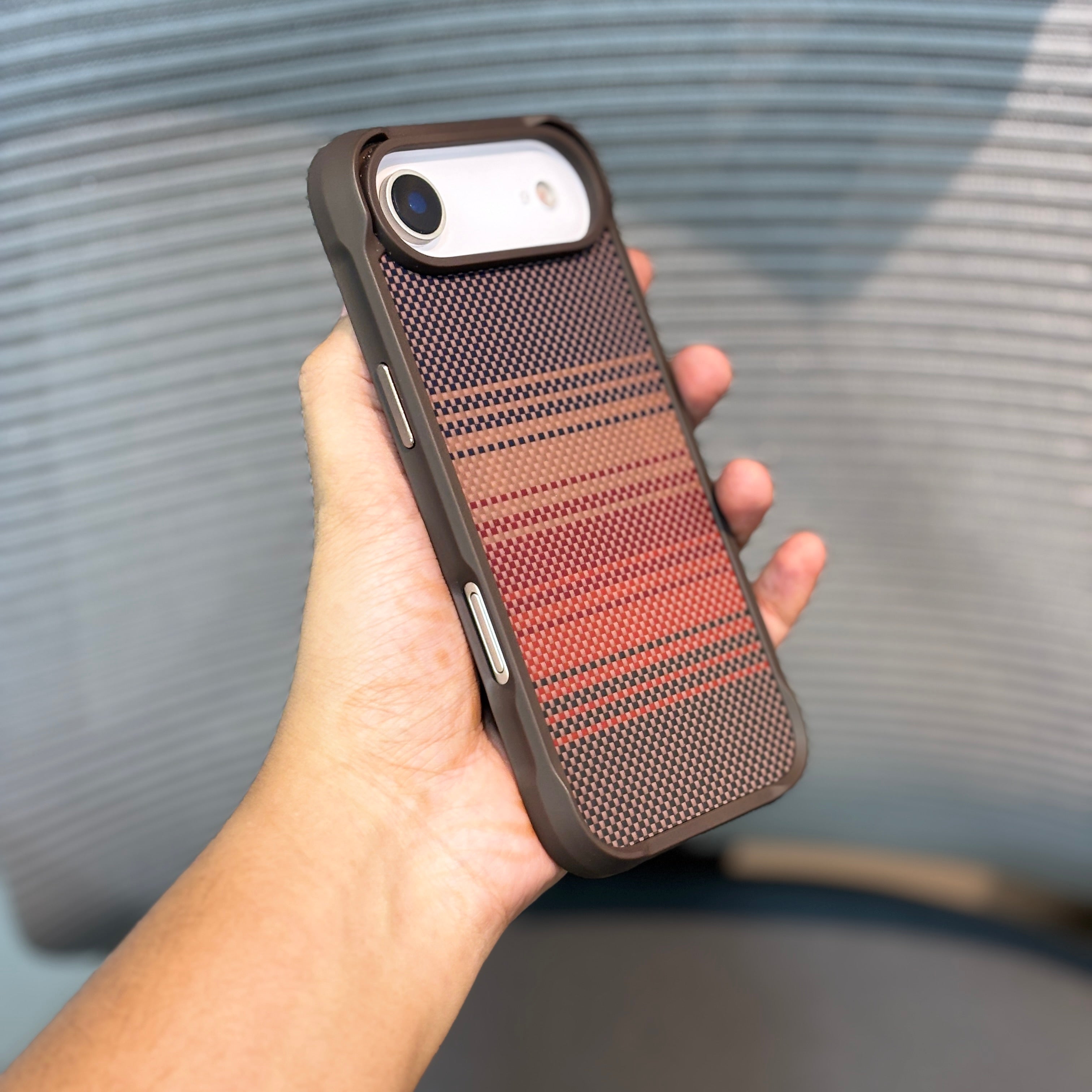 Protective Apple iPhone Back Cover - RedCarbon MagSafe iPhone Air Case - Style 2