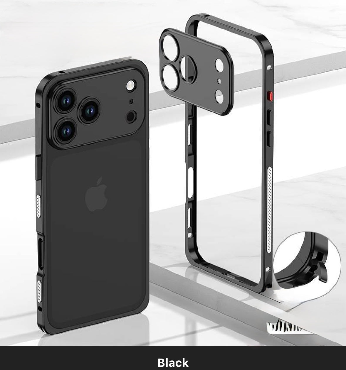 Protective Apple iPhone Back Cover - TitanBumper MagSafe iPhone 17 Pro Case