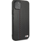 Protective Apple iPhone Back Cover - Carbon Fiber Case for iPhone with Dynamic Hard Case Black Shock Absorption Drop Protection - Style 2