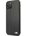Protective Apple iPhone Back Cover - Carbon Fiber Case for iPhone with Dynamic Hard Case Black Shock Absorption Drop Protection - Style 3