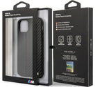 Protective Apple iPhone Back Cover - Carbon Fiber Case for iPhone with Dynamic Hard Case Black Shock Absorption Drop Protection - Style 5
