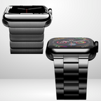 BUY COMBO of Stainless Rado Look Strap & Stainless Steel Strap for iWatch in sizes 42/44/45/49MM Mobile Case by CoverMeUp