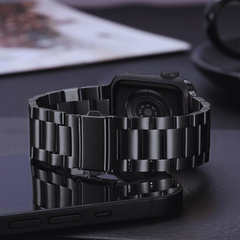 BUY COMBO of Stainless Rado Look Strap & Stainless Steel Strap for iWatch in sizes 42/44/45/49MM