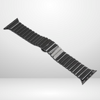 BUY COMBO of Stainless Rado Look Strap & Stainless Steel Strap for iWatch in sizes 42/44/45/49MM Mobile Case by CoverMeUp - Style 6