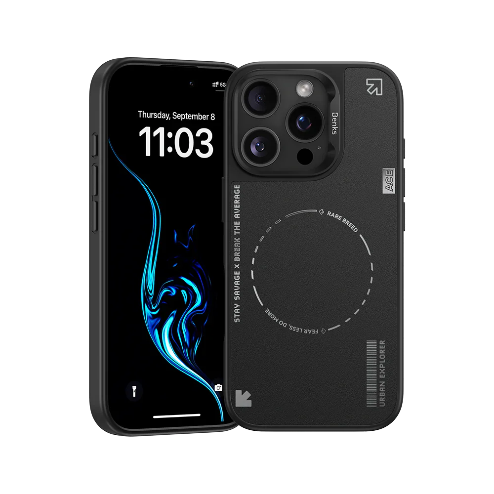 Benks   Basis   Series   Phone   Case   For   iPhone   16   Pro   Max   (black) for iPhone         16         Pro         Max by Covermeup