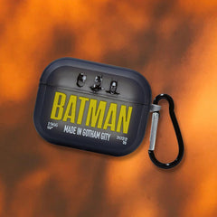 Batman Airpods Pro & Pro 2 Case – Smoke Transparent + Leather Grip