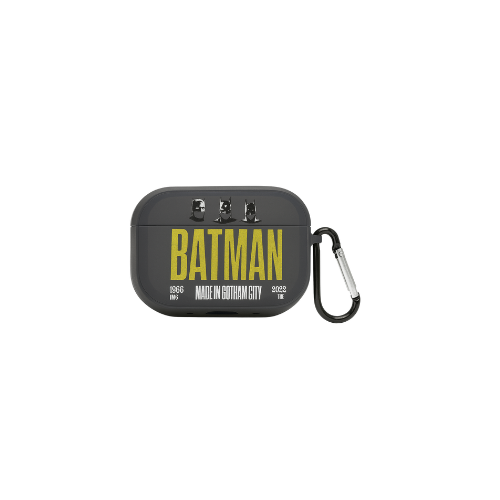 Batman Airpods Pro & Pro 2 Case – Smoke Transparent + Leather Grip
