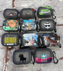 Batman Airpods Pro & Pro 2 Case – Smoke Transparent + Leather Grip