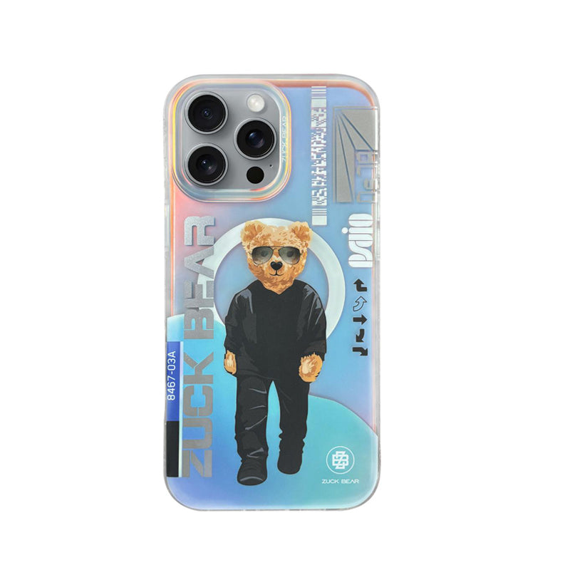 Protective Apple iPhone Back Cover - ZUCK BEAR Berlin Boss Series Magsafe Compatible Case for iPhone 16 Pro