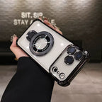 Protective Apple iPhone Back Cover - Colnel Transparent MagSafe Case For iPhone - Style 2