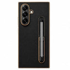 Leather Texture Finish S Pen Holder Case Compatible with Samsung Galaxy Z Fold 8 Series