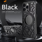 Protective Apple iPhone Back Cover - Irregular Rock Design Metal Case For iPhone