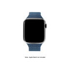 Silicon Magnetic Strap for Apple Watch 42/44/45 & 49mm (Ultra & Ultra 2) (Blue/Black) Mobile Case by CoverMeUp - Style 4