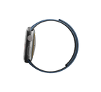 Silicon Magnetic Strap for Apple Watch 42/44/45 & 49mm (Ultra & Ultra 2) (Blue/Black) Mobile Case by CoverMeUp - Style 5