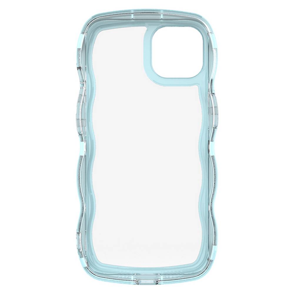 Minimals : Curvy Blue Mobile Case by CoverMeUp - Style 2