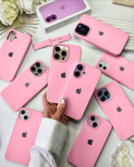 Liquid Silicon iPhone Case - Blush Bloom
