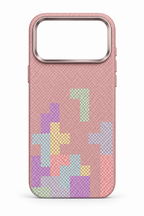 Luxo Tetris Pattern Carbon Fiber Texture Magsafe Case
