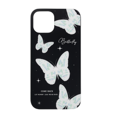Butterfly “Come Back” Hard TPU iPhone Case – Elegant Night Sky Design