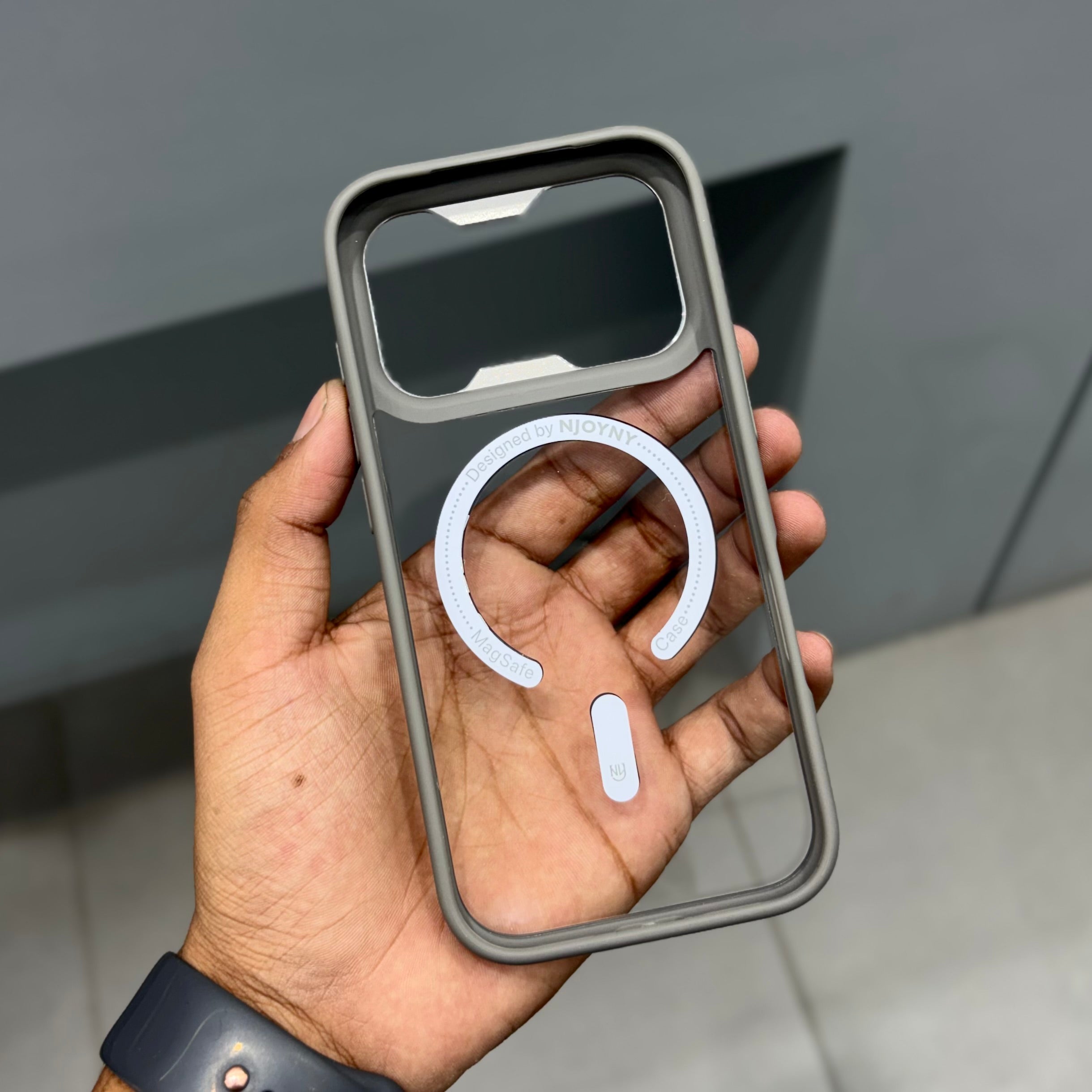 NYJOY ARMOD CAM CASE -GREY ( No. 2411 )