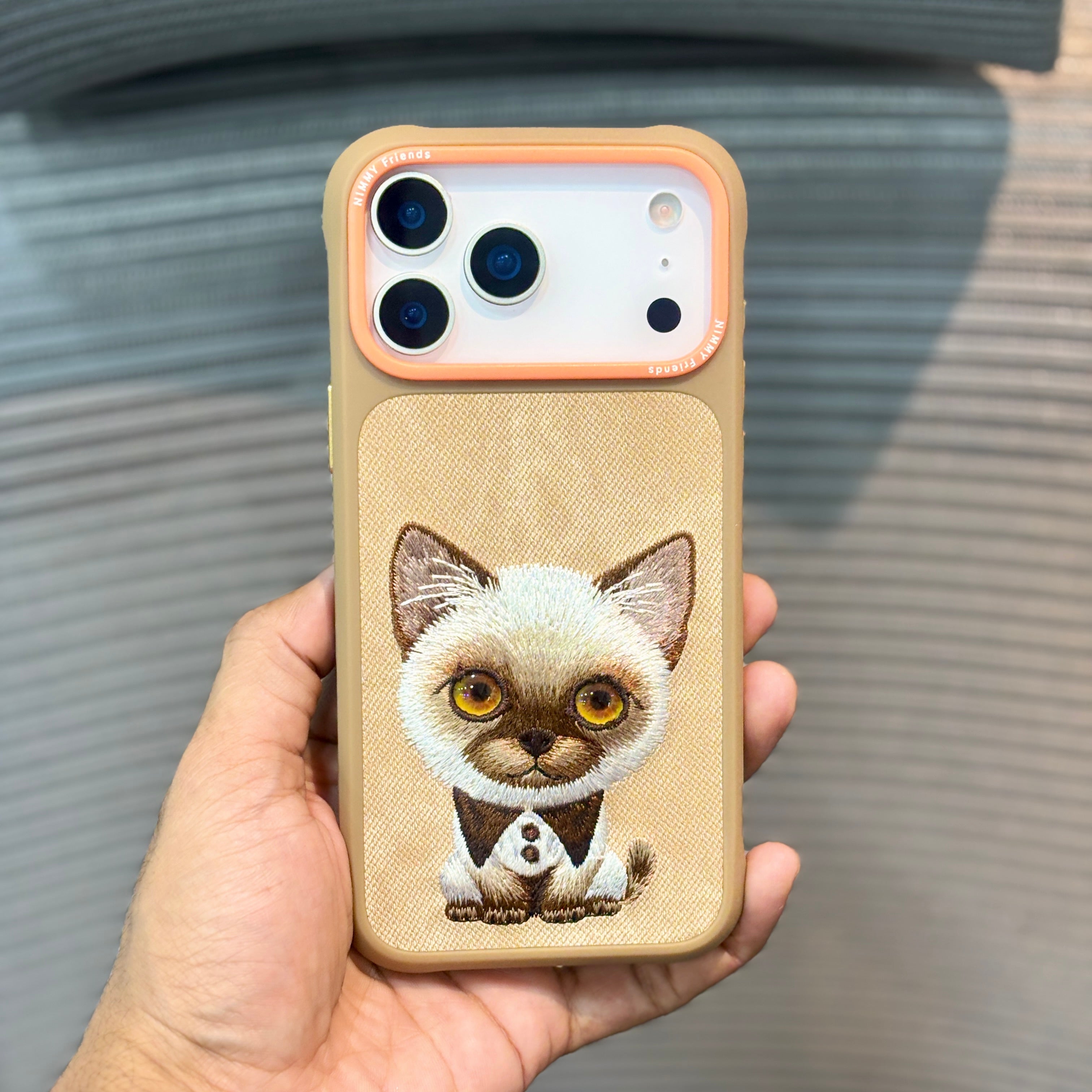 StitchPals Embroidered iPhone 17 Pro Max Case