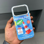 WARNING MAGSAFE CASE - BLUE ( No. 3501 )