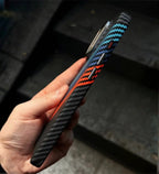 Luxo Carbon Racing Stripes Design Magsafe Case