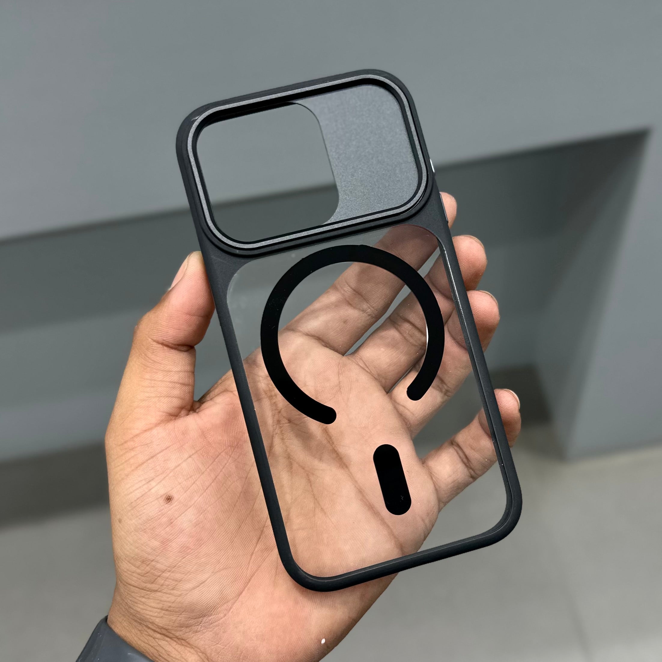 ICON N CLEAR METAL CAM CASE - BLACK ( No. 3421 ) Mobile Case by CoverMeUp - Style 5
