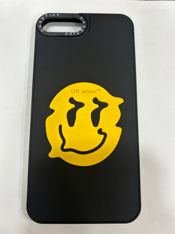 Smiley Face 3D Silicon Embossed  Logo Design for iPhone series