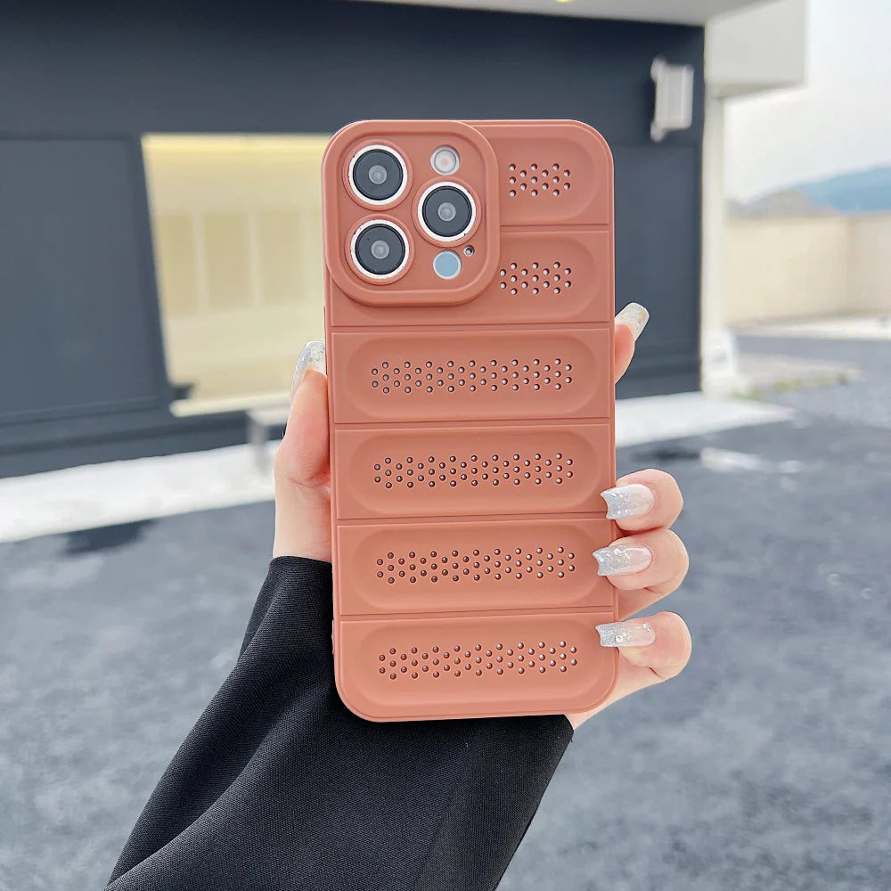 TPU (Soft) Heat Dissipation Camera Protection Phone Case