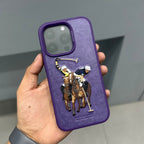 S B JOCKEY CASE - PURPLE JOCKEY ( No. 2937 ) Mobile Case by CoverMeUp