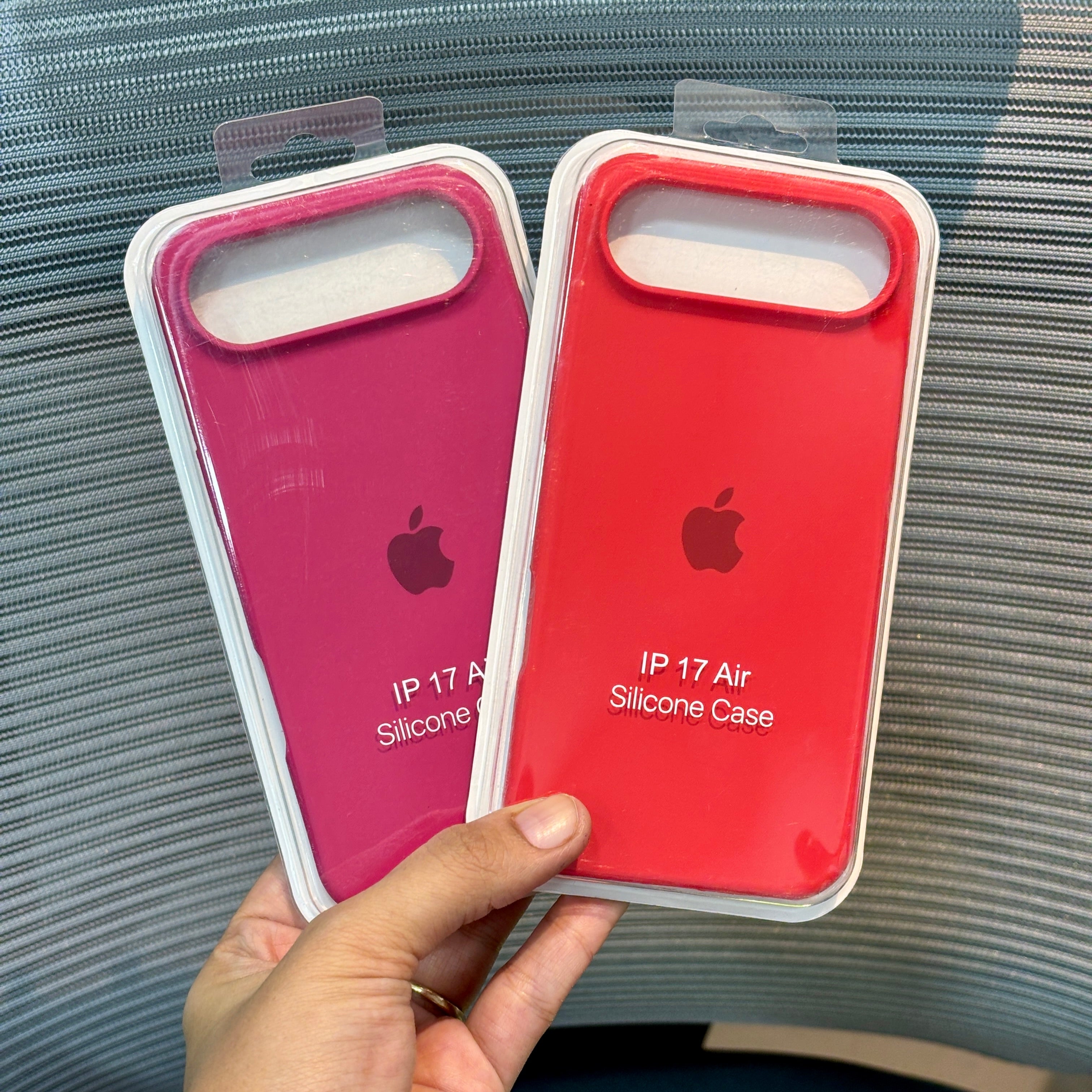 Protective Apple iPhone Back Cover - SilkFur Liquid Silicone iPhone Air Case - Style 4