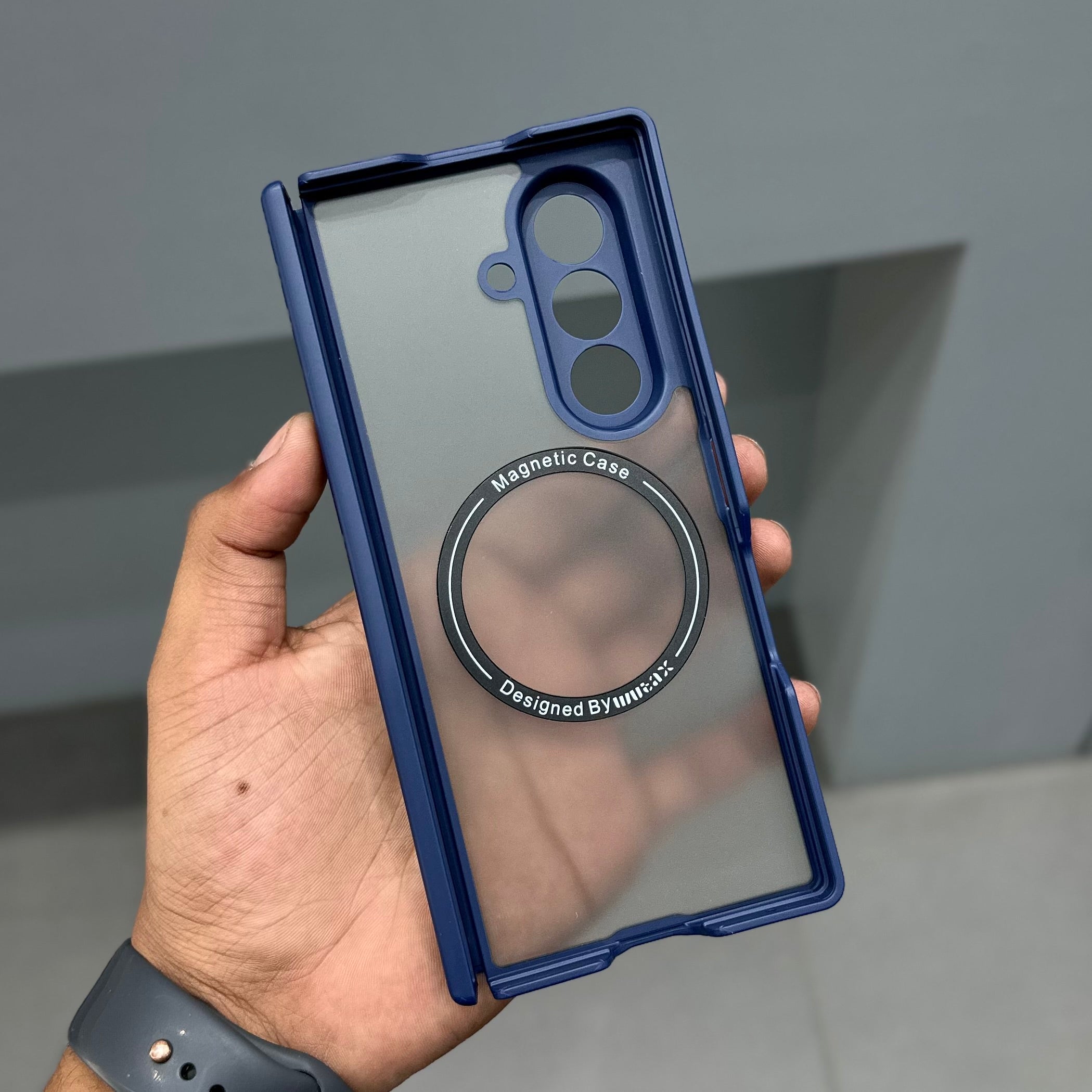 WUTAX MATT CASE - BLUE ( No. 3403 ) Mobile Case by CoverMeUp - Style 3