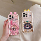 Protective Apple iPhone Back Cover - Tom & Jerry Cute Cartoon Case for iPhone - Style 4