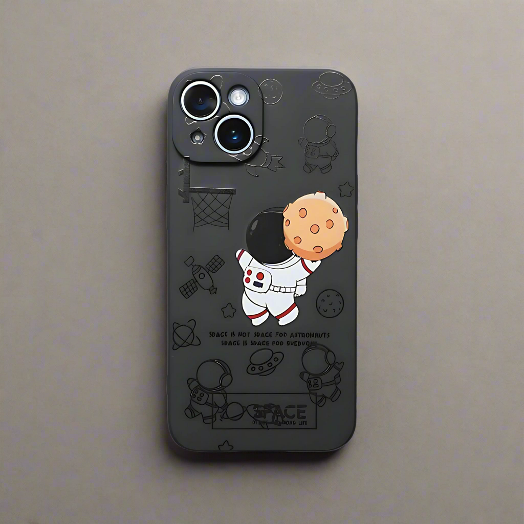 Space X : Astro Black Mobile Case by CoverMeUp - Style 4
