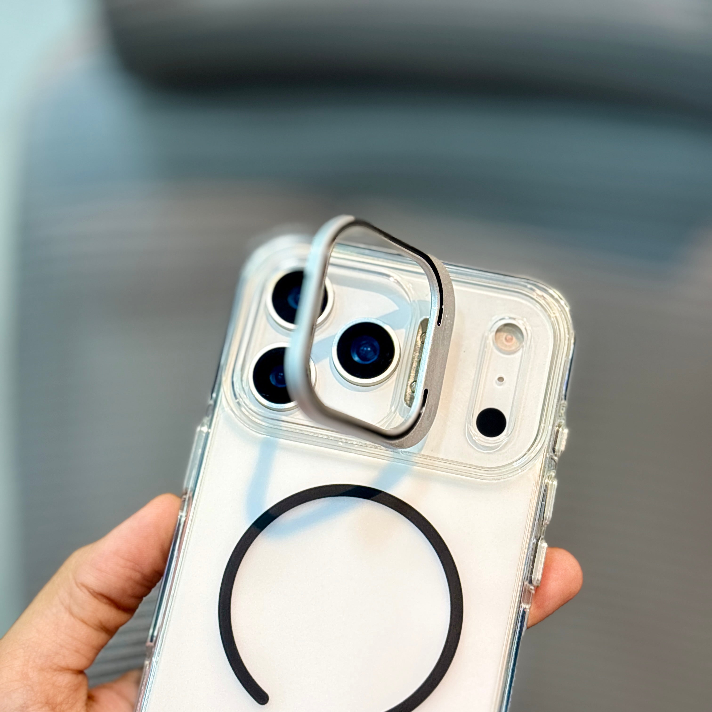 Protective Apple iPhone Back Cover - FrostStand MagSafe iPhone 16 Series Case - Style 8