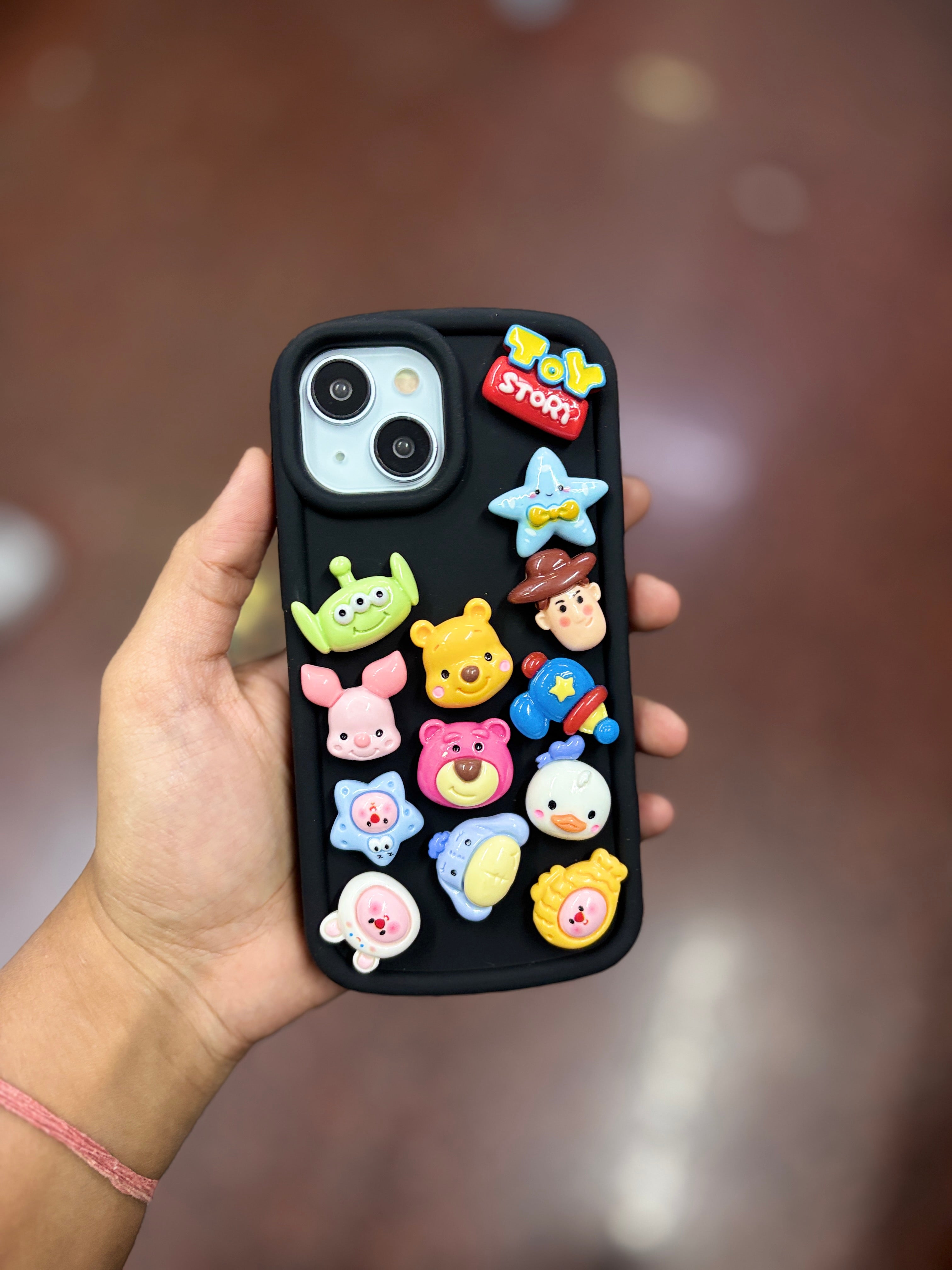 Protective Apple iPhone Back Cover - Toy Story Embossed Silicone iPhone Case - Style 3