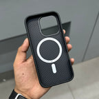 NY JOY CARBON CASE WITH MAGSAFE - BLACK ( No. 2828 ) Mobile Case by CoverMeUp - Style 3